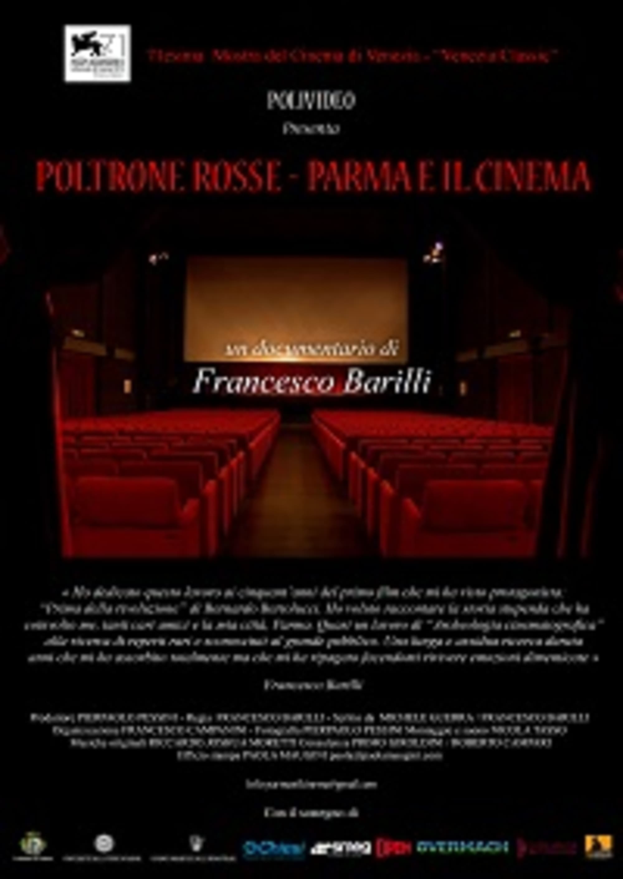 Постер Poltrone Rosse - Parma e il cinema